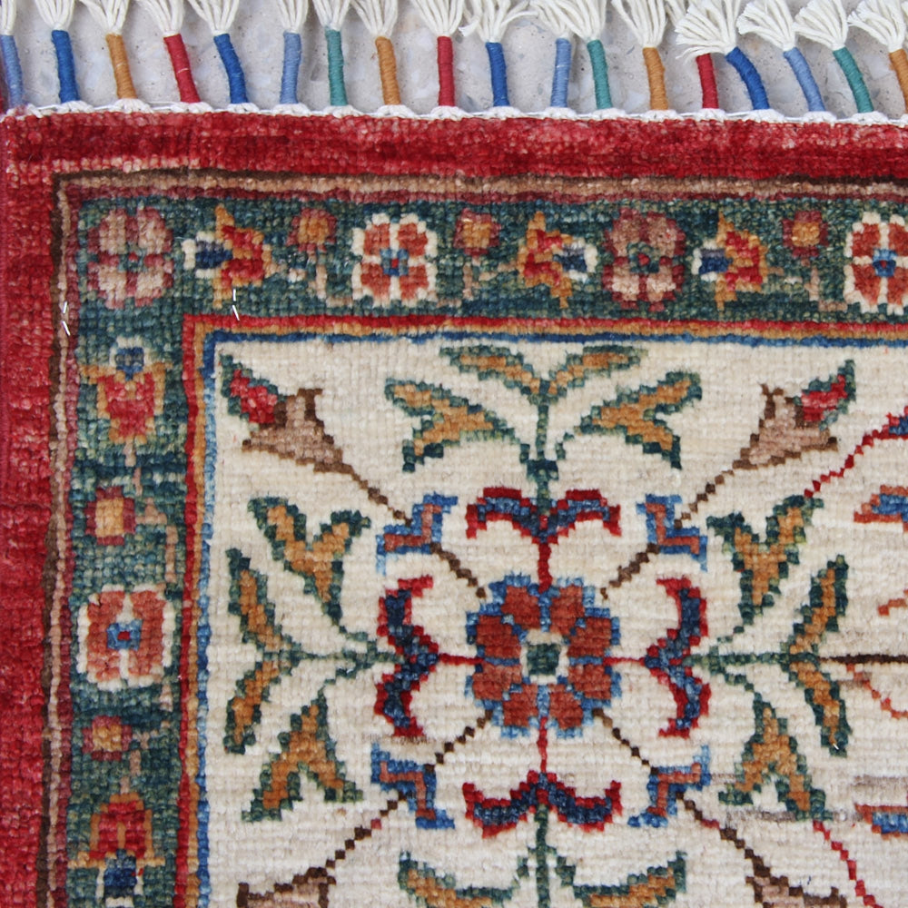 6' x 9' Red Handmade Persian Rug MAMLUK
