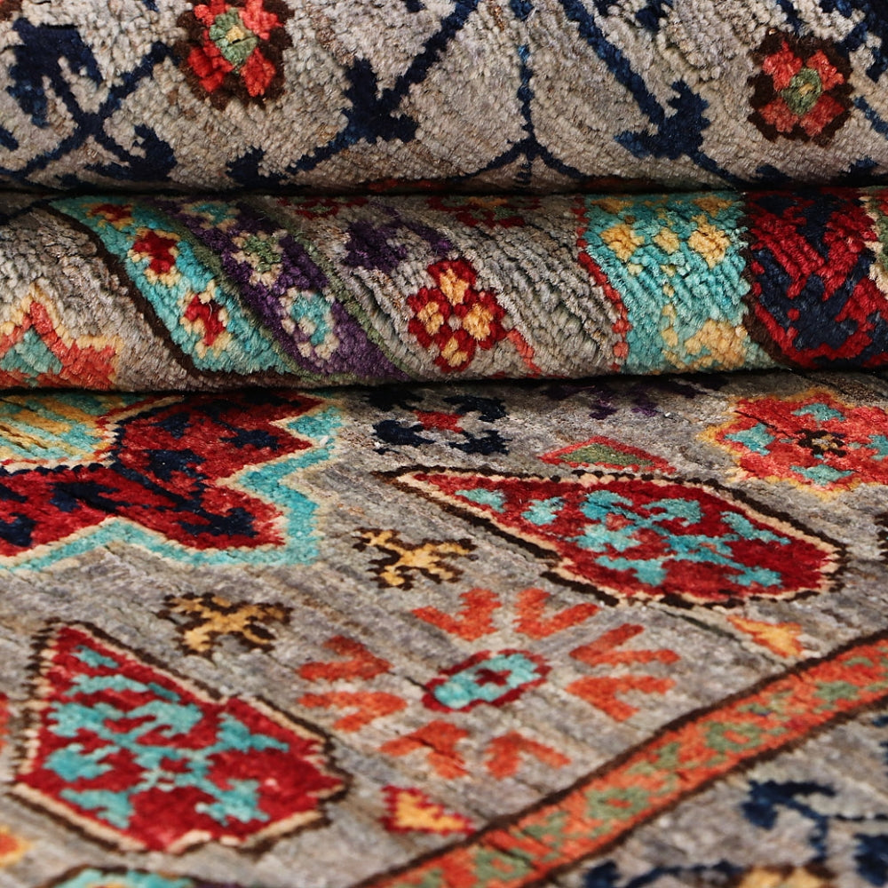 3' X 5' Gray Handmade Persian Rug MAMLUK