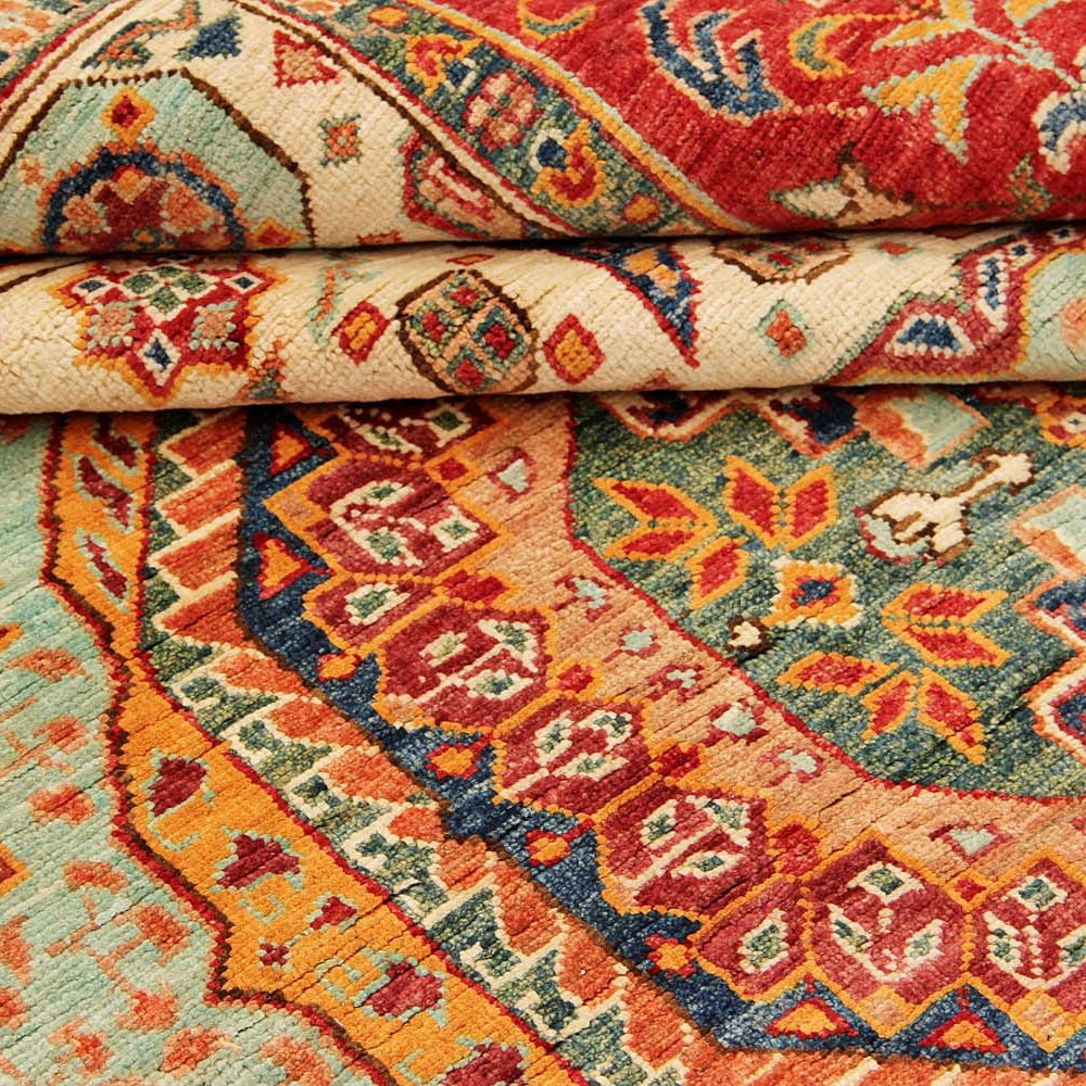 6' x 9' Ivory Handmade Persian Rug MAMLUK