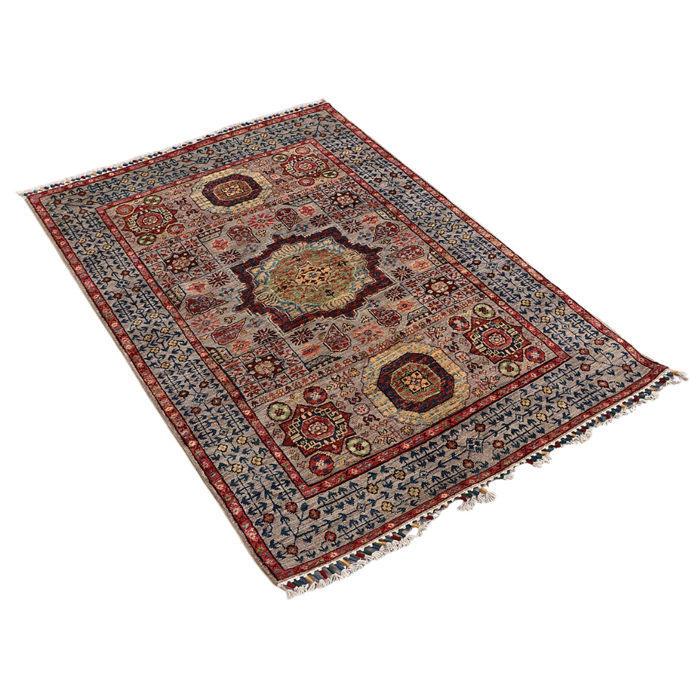 3' X 5' Gray Handmade Persian Rug MAMLUK