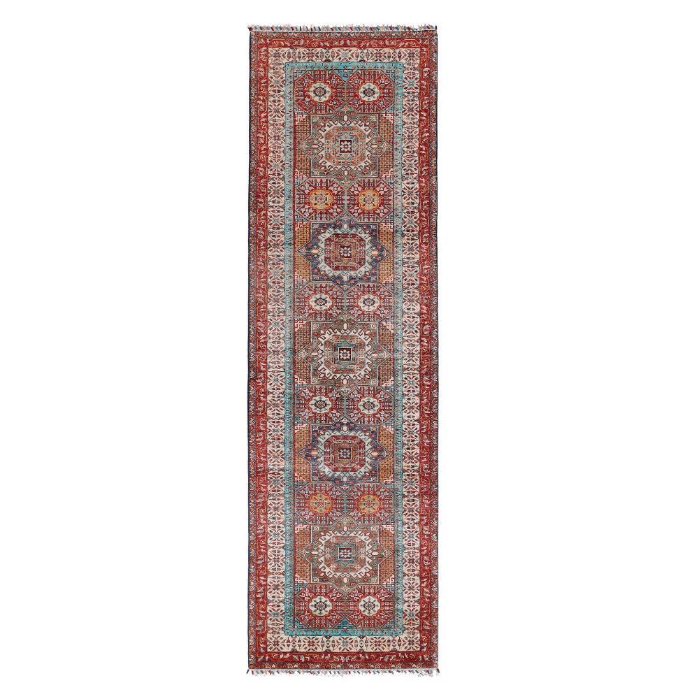3' X 10' Multy Handmade Persian Rug MAMLUK