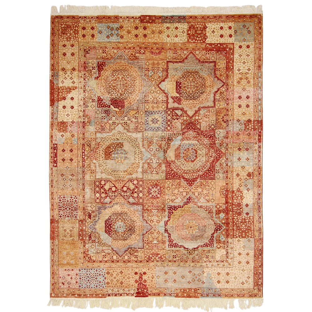 9' x 12' Multy Handmade Persian Rug MAMLUK
