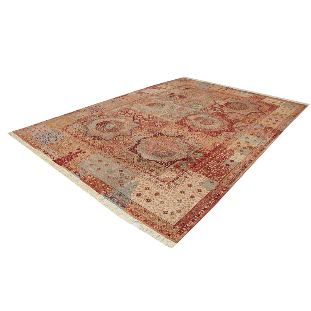 9' x 12' Multy Handmade Persian Rug MAMLUK