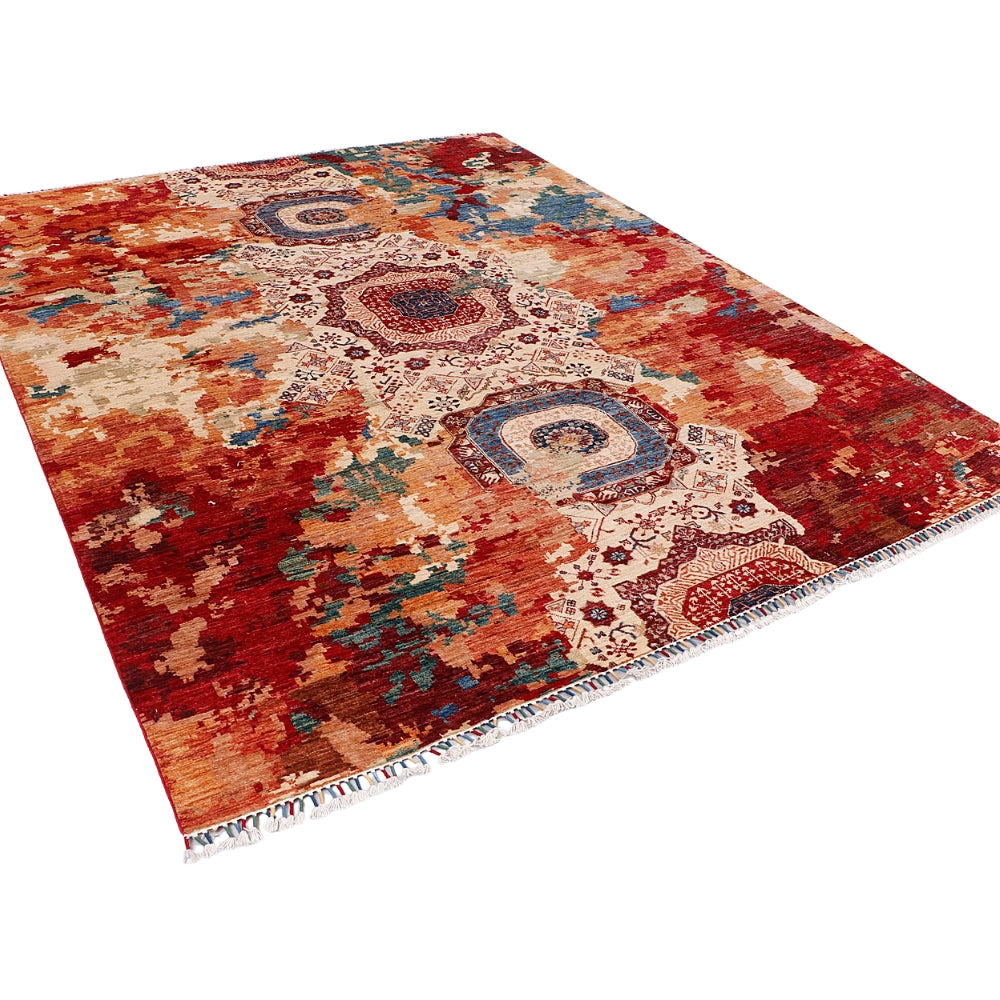 8' X 10' Multy Handmade Persian Rug MAMLUK
