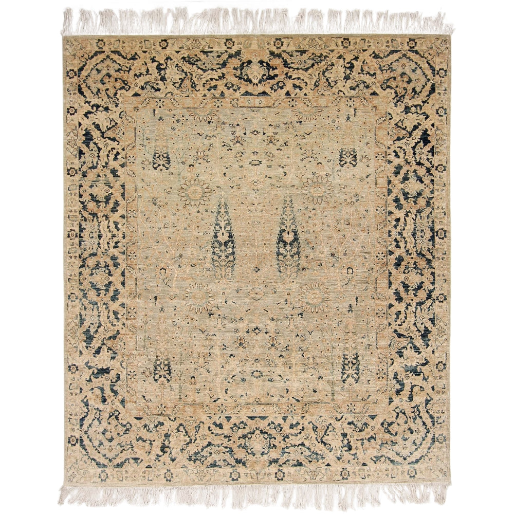 8' X 10' Gray Handmade Persian Rug MAMLUK