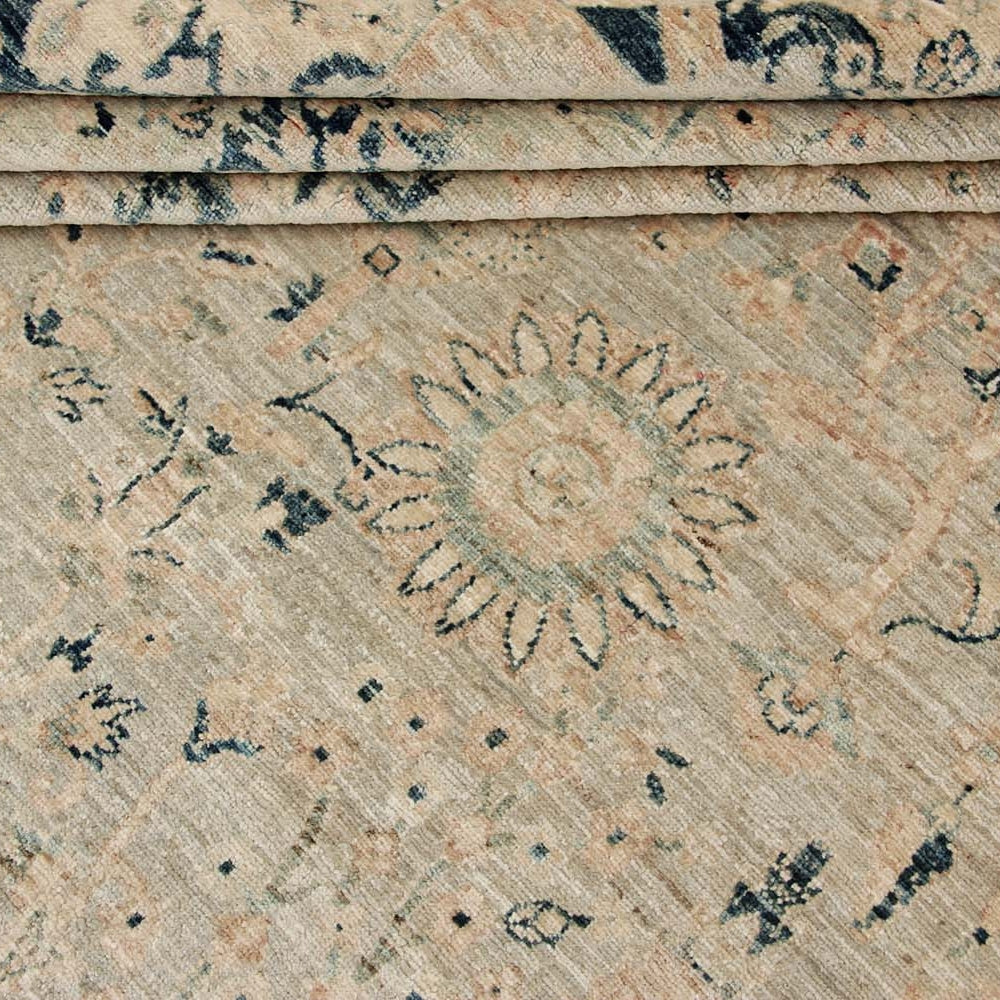 8' X 10' Gray Handmade Persian Rug MAMLUK