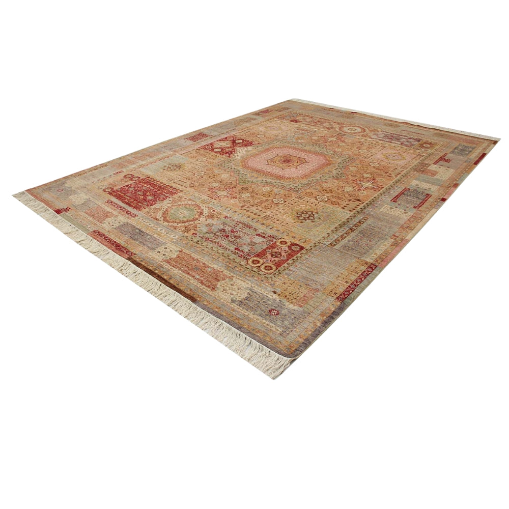 9' x 12' Multy Handmade Persian Rug MAMLUK