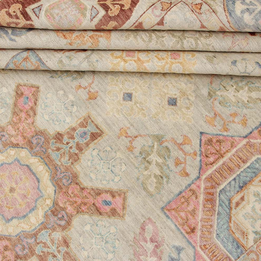 9' x 12' Gray Handmade Persian Rug MAMLUK