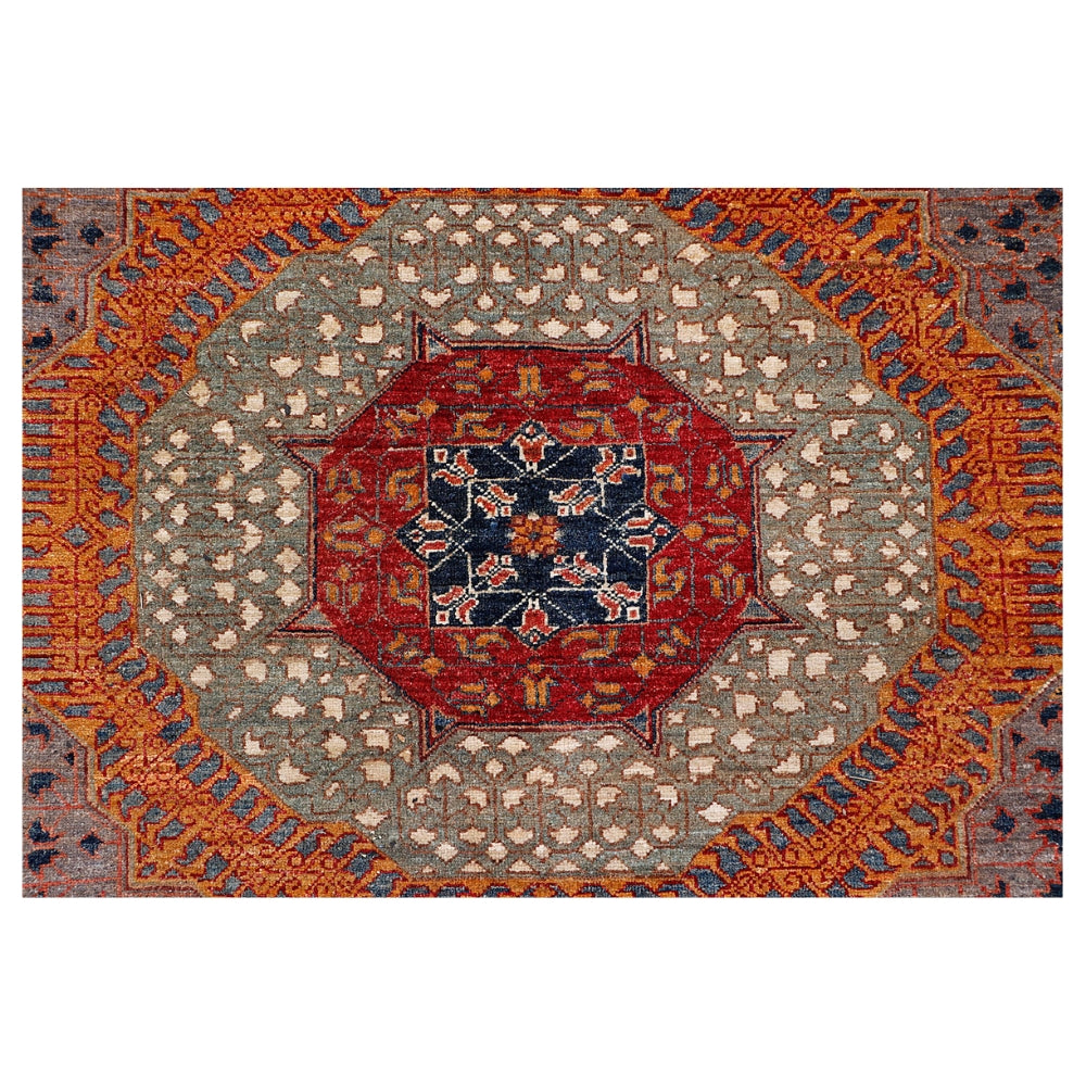 10' x 14' Blue Handmade Persian Rug MAMLUK