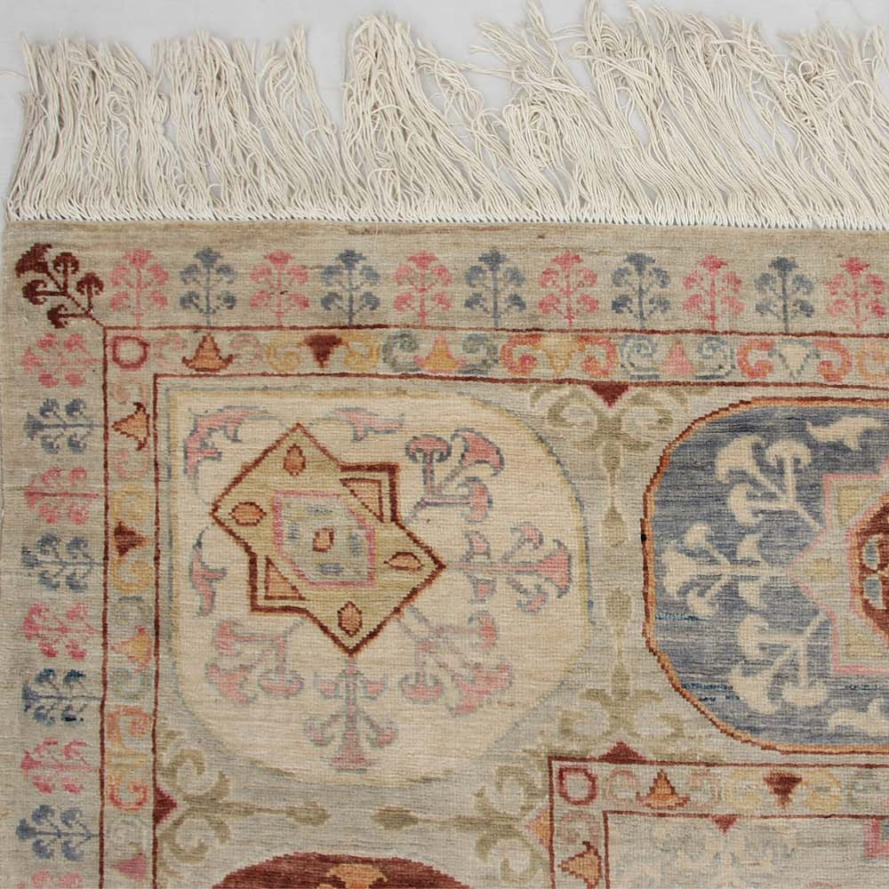 9' x 12' Gray Handmade Persian Rug MAMLUK