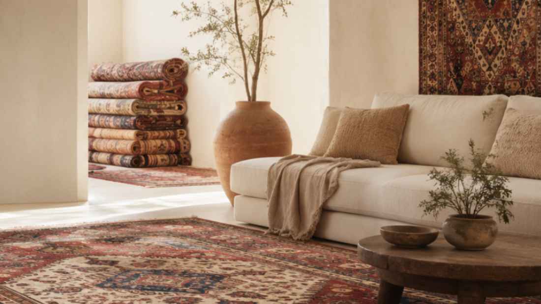 Handmade Carpets,<br>
Timeless Elegance